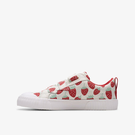 Foxing Fraise Kid Cotton Metallic | Clarks on Sale