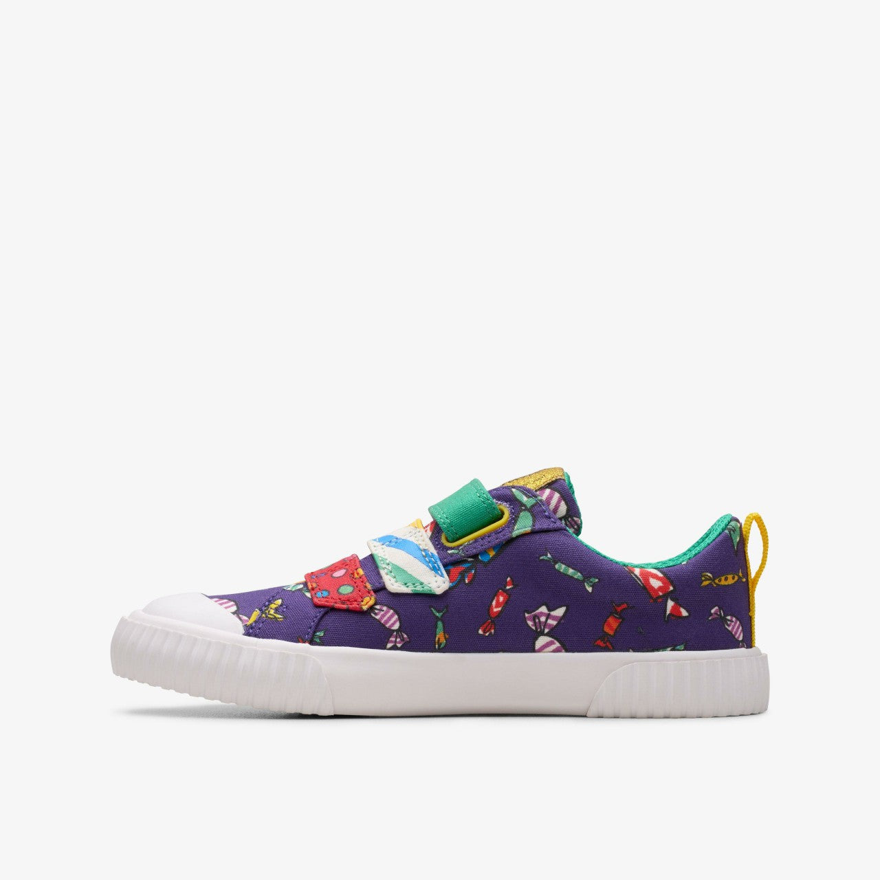 Roald Dahl Charlie & the Chocolate Factory Foxing Mix Kid Purple Canvas | Clarks Sale