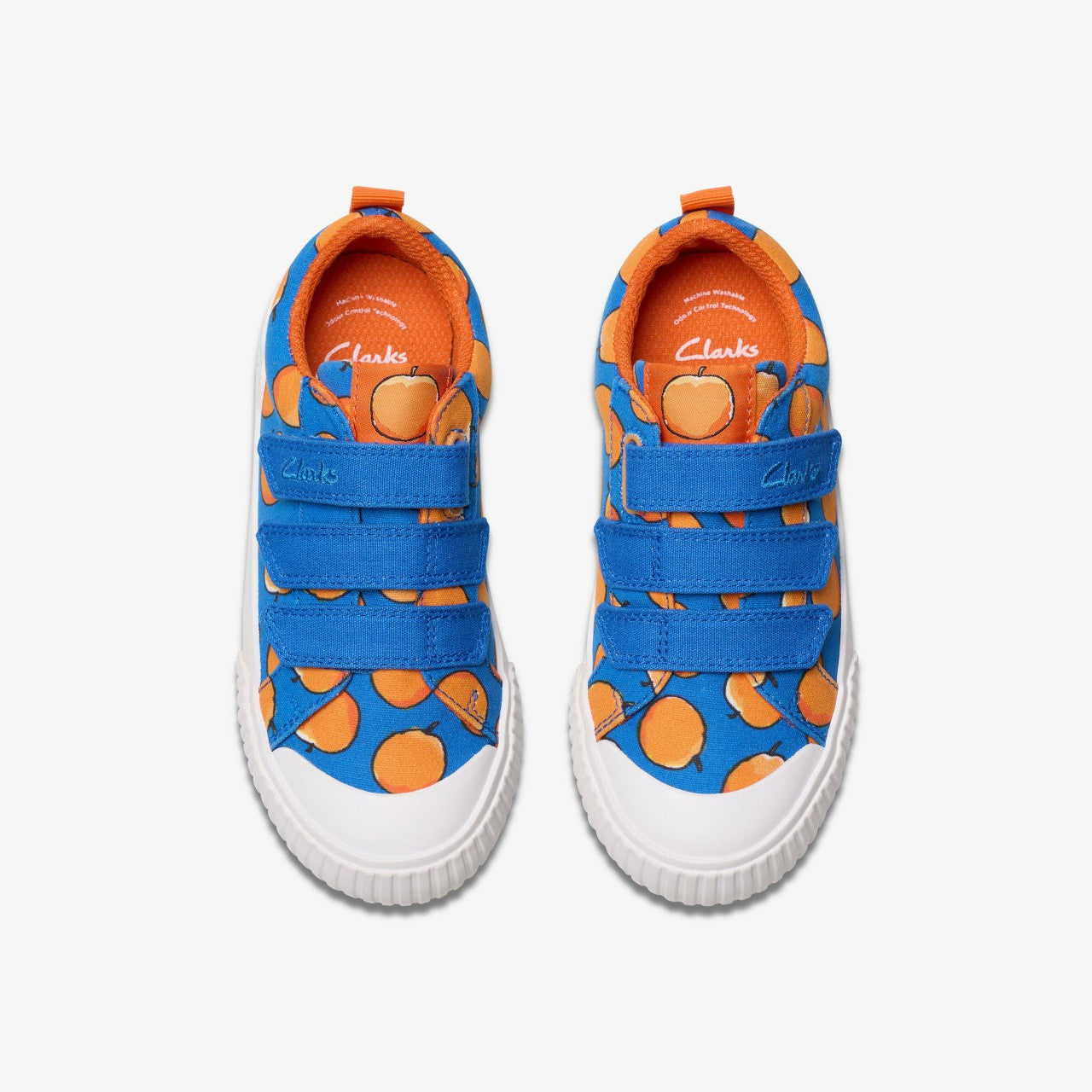 Roald Dahl James & the Giant Peach Foxing Air Kid Blue Canvas | Clarks outlet