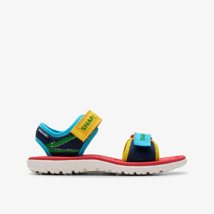 Roald Dahl The Enormous Crocodile Surfing Ace Kid Navy Print | Clarks outlet