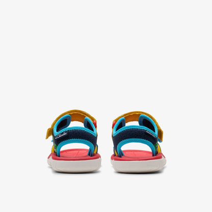 Roald Dahl The Enormous Crocodile Surfing Ace Kid Navy Print | Clarks outlet
