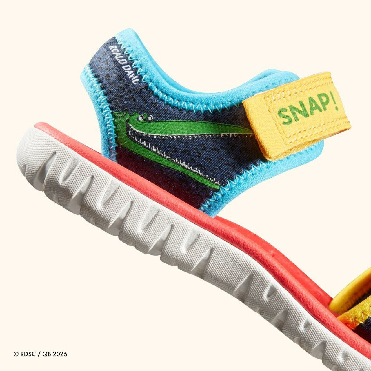 Roald Dahl The Enormous Crocodile Surfing Ace Kid Navy Print | Clarks outlet