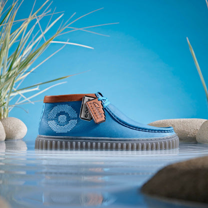 Torhill Explore Blue Leather | Clarks on Sale