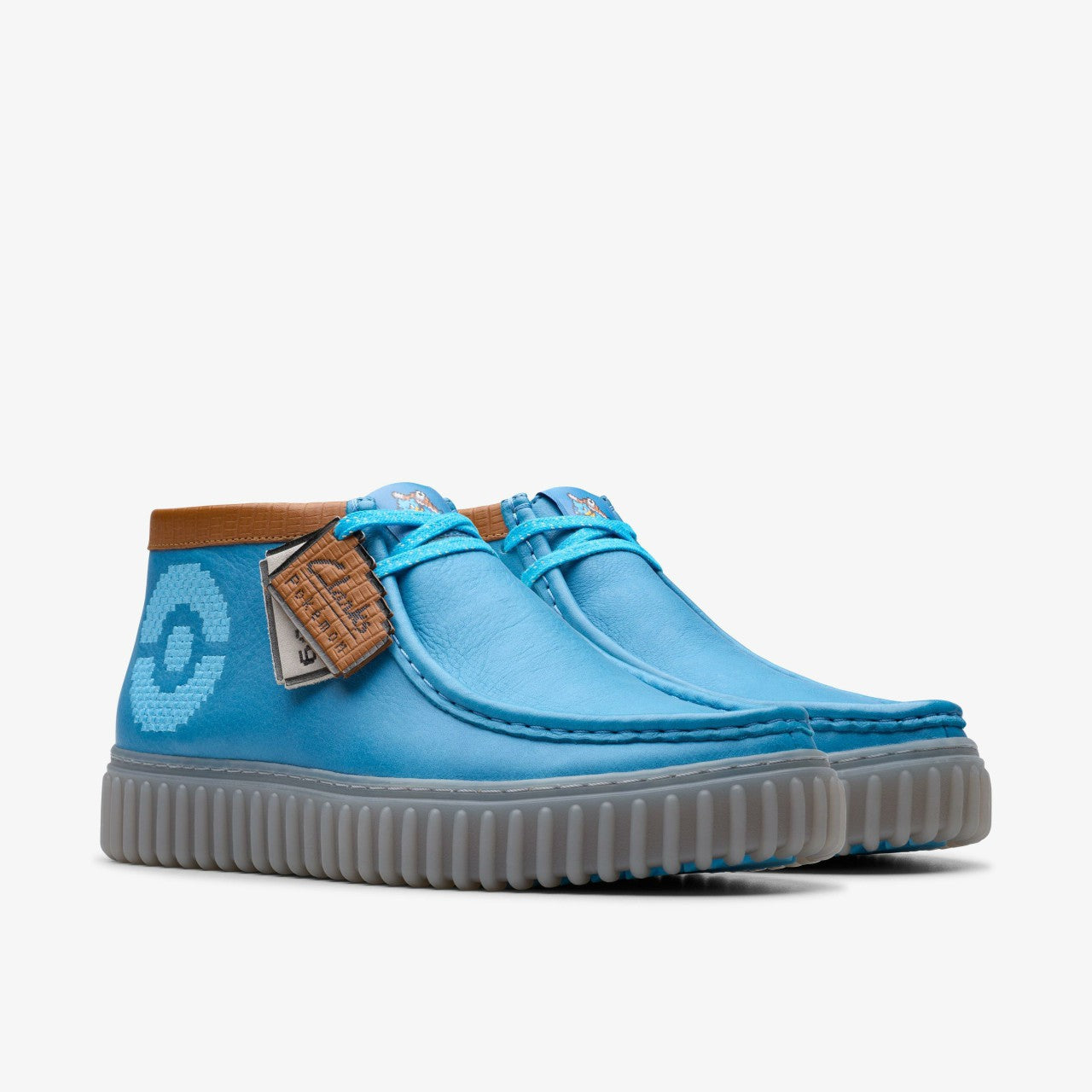Torhill Explore Blue Leather | Clarks on Sale