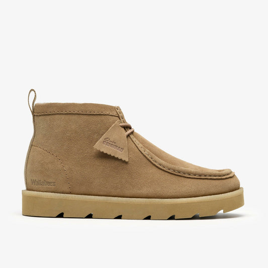 Meare Walla Boot Dark Sand Warmlined | Clarks on Sale