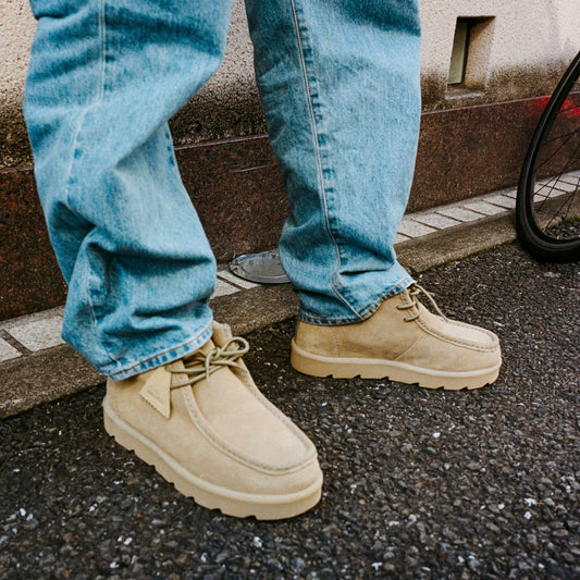 Meare Walla Boot Dark Sand Warmlined | Clarks on Sale