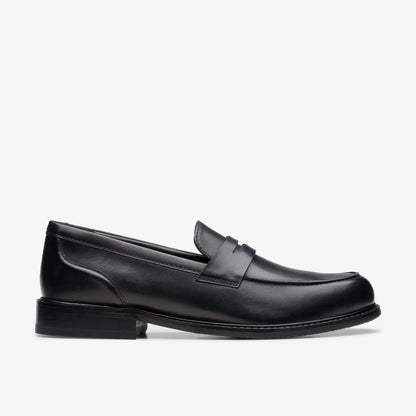 Craft Arlo Lo Black Leather | Clarks for sale