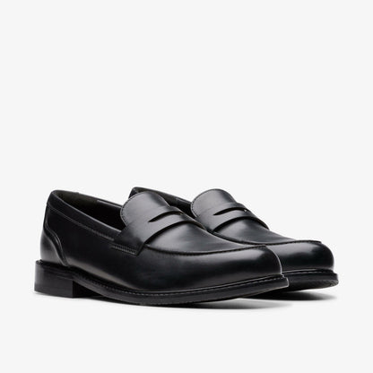 Craft Arlo Lo Black Leather | Clarks for sale