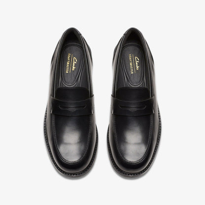 Craft Arlo Lo Black Leather | Clarks for sale