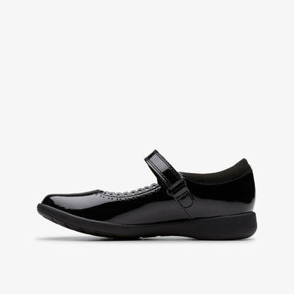 Etch Pure Kid Black Patent | Clarks discount