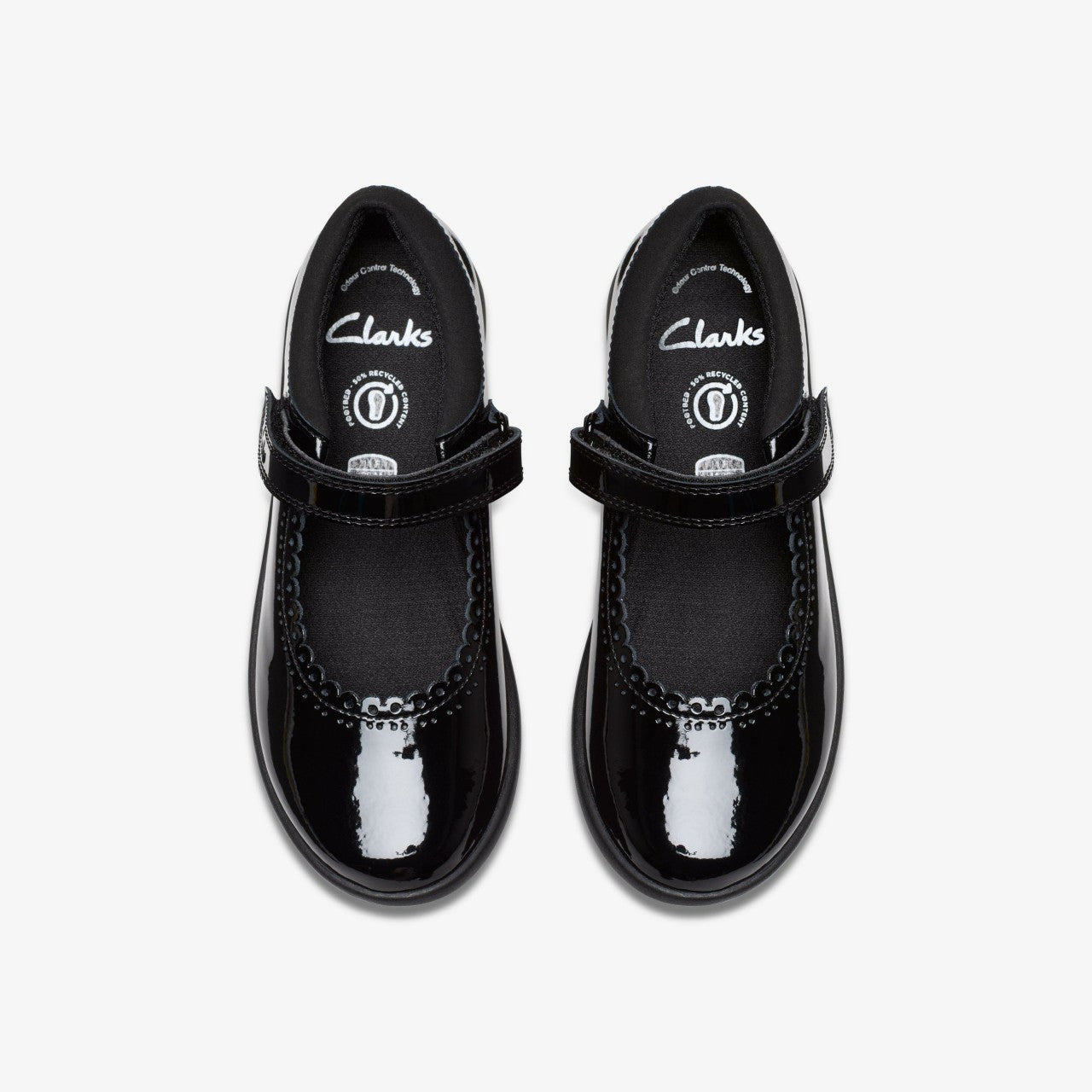Etch Pure Kid Black Patent | Clarks discount