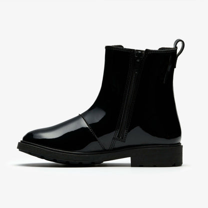 Astrol Orin Kid Black Patent | Clarks outlet