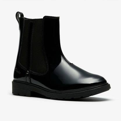 Astrol Orin Kid Black Patent | Clarks outlet