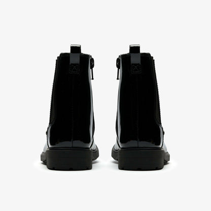 Astrol Orin Kid Black Patent | Clarks outlet