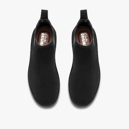 Desert Chelsea Black Suede | Clarks Sale