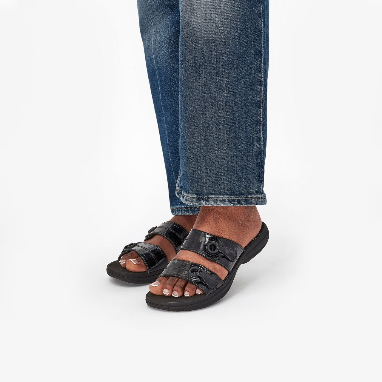 Brinkley Maye Black Patent | Clarks discount