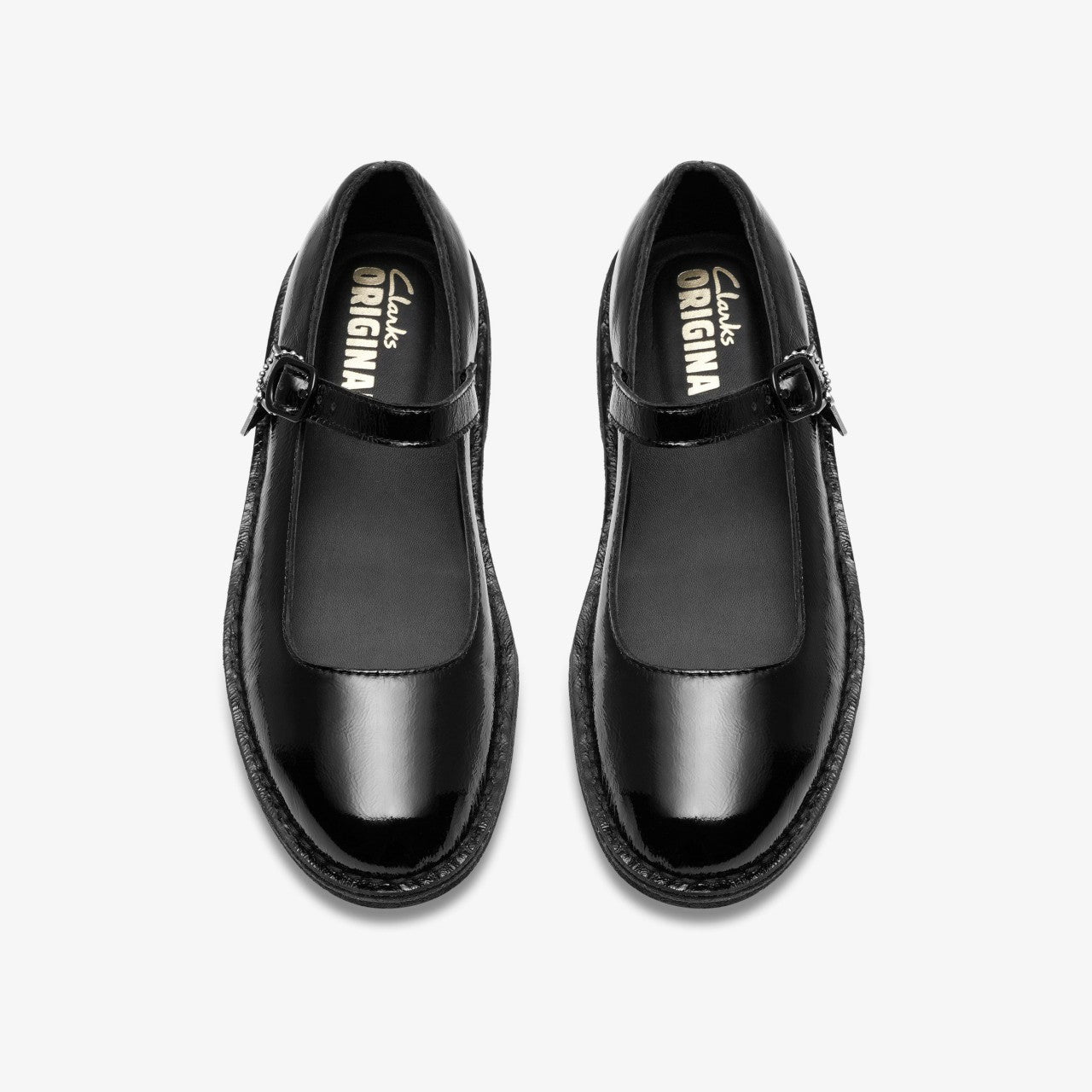 Desert Jane Black Patent | Clarks outlet