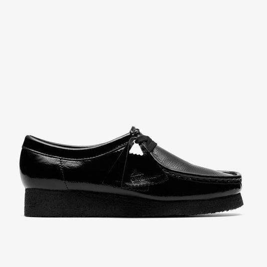 Wallabee Black Patent | Clarks for sale