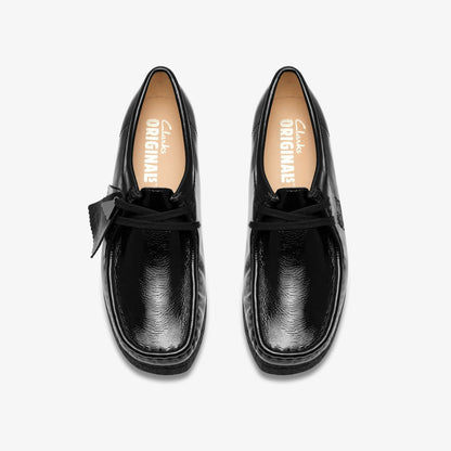 Wallabee Black Patent | Clarks for sale