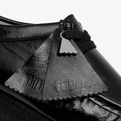 Wallabee Black Patent | Clarks for sale
