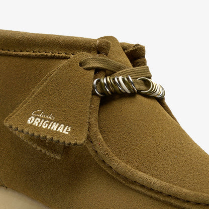 Wallabee Boot Green Suede | Clarks for sale