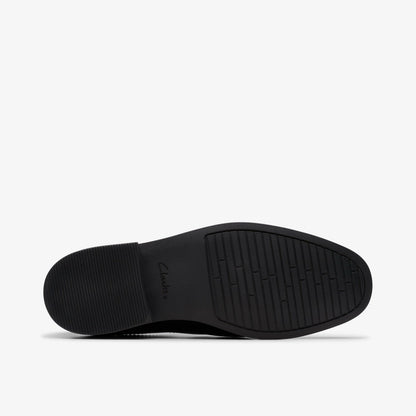 Jonwin Loop Youth Black Leather | Clarks for sale
