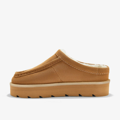 Meare Mule Caramel Warmlined | Clarks discount