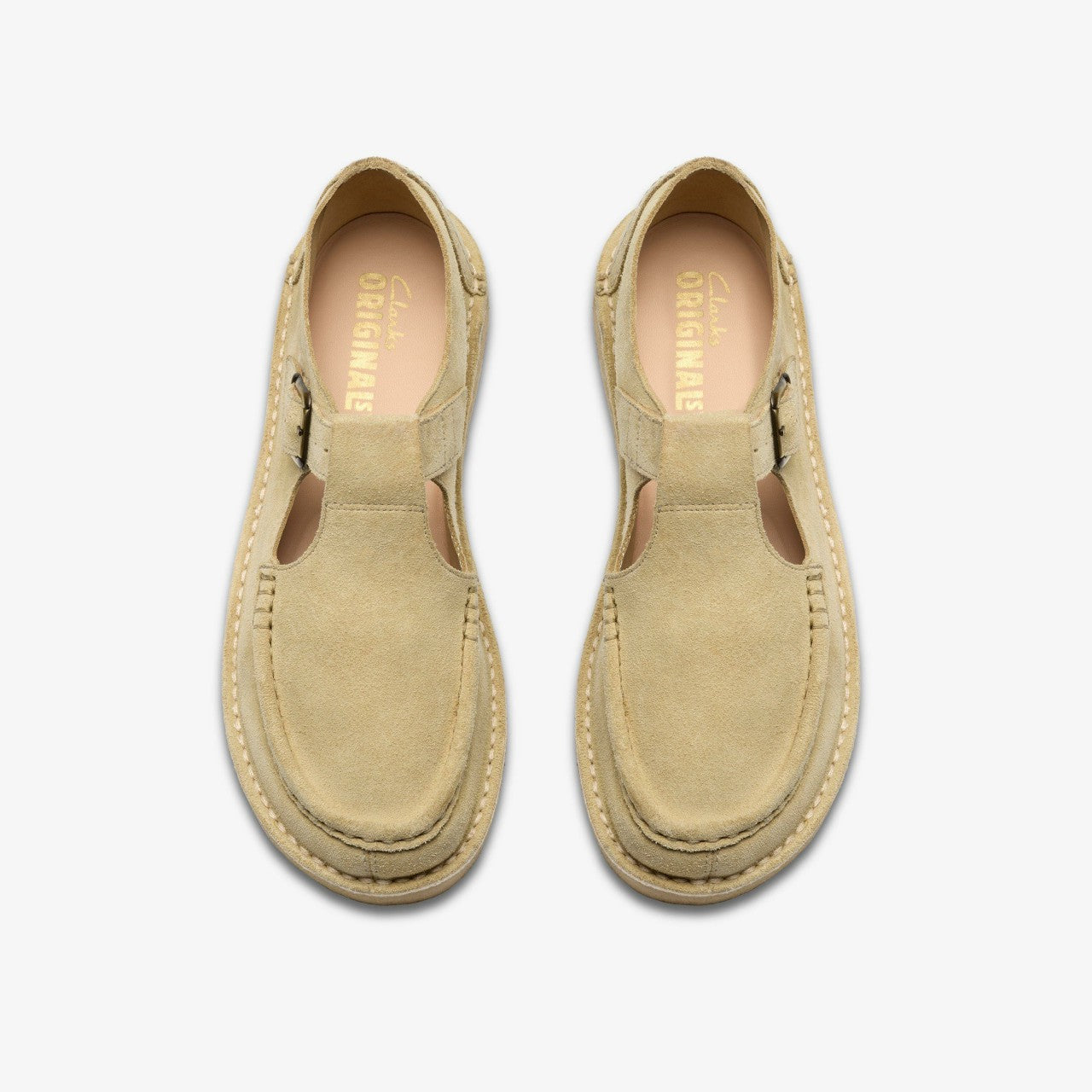 Nomad T Bar Maple Suede | Clarks outlet