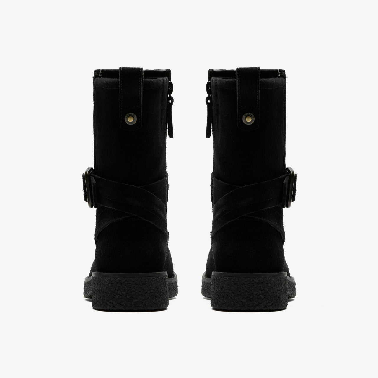 Nella Mid Black Suede | Clarks online