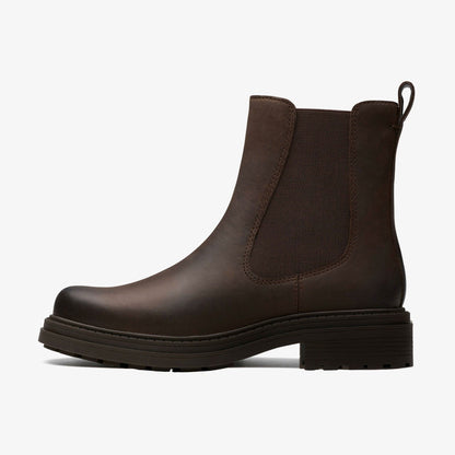 Orinoco 3 Top Dark Brown Leather | Clarks for sale