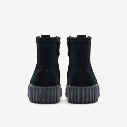 Torhill Cozy Black Warmlined Suede | Clarks online