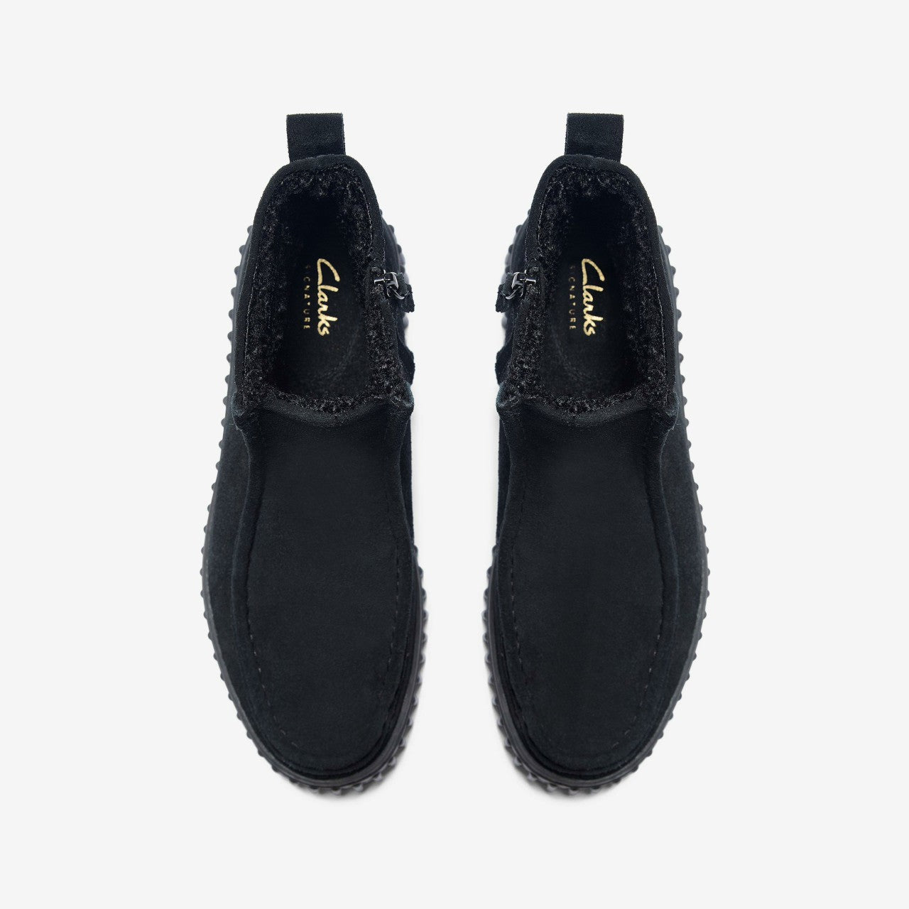 Torhill Cozy Black Warmlined Suede | Clarks online