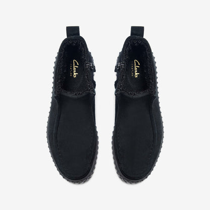 Torhill Cozy Black Warmlined Suede | Clarks online