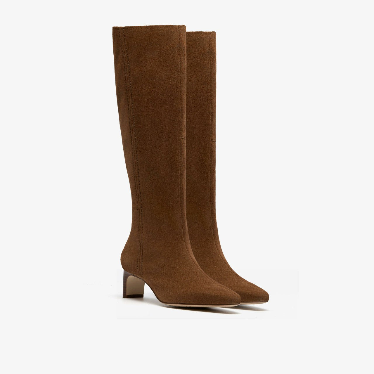 Edina Tall Walnut Suede | Clarks Sale