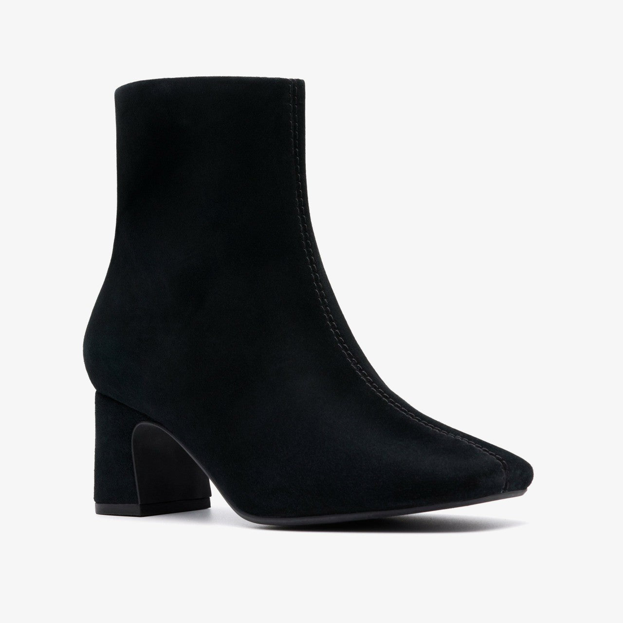 Fernie Zip Black Suede | Clarks outlet