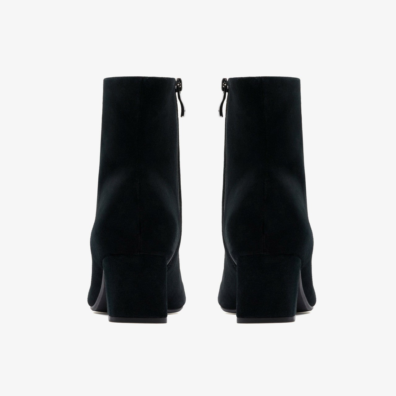 Fernie Zip Black Suede | Clarks outlet