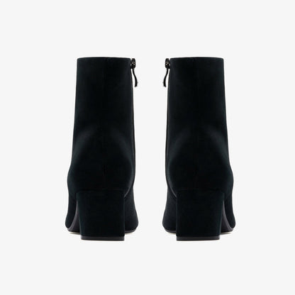 Fernie Zip Black Suede | Clarks outlet