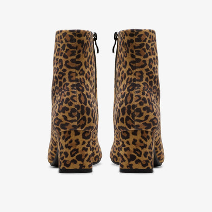 Fernie Zip Leopard Suede | Clarks discount