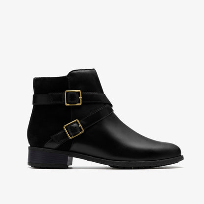 Havisham Bay Black Leather | Clarks online