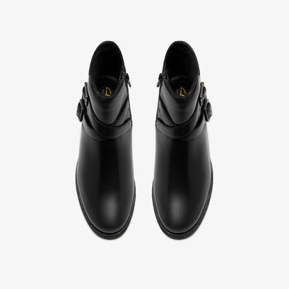 Havisham Bay Black Leather | Clarks online