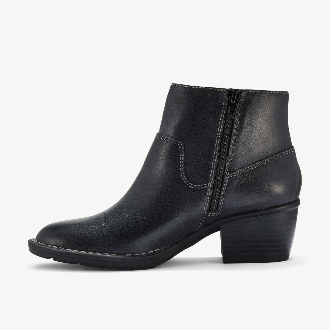 Kastela Top Black Leather | Clarks for sale