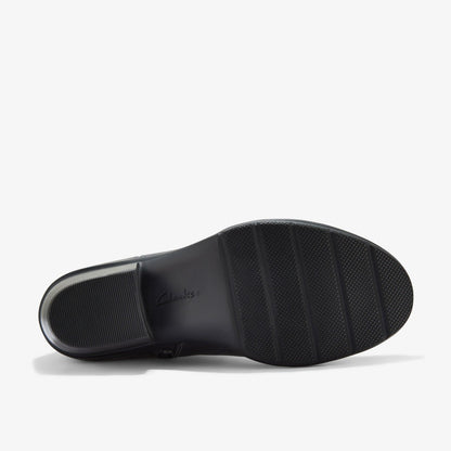 Kastela Top Black Leather | Clarks for sale