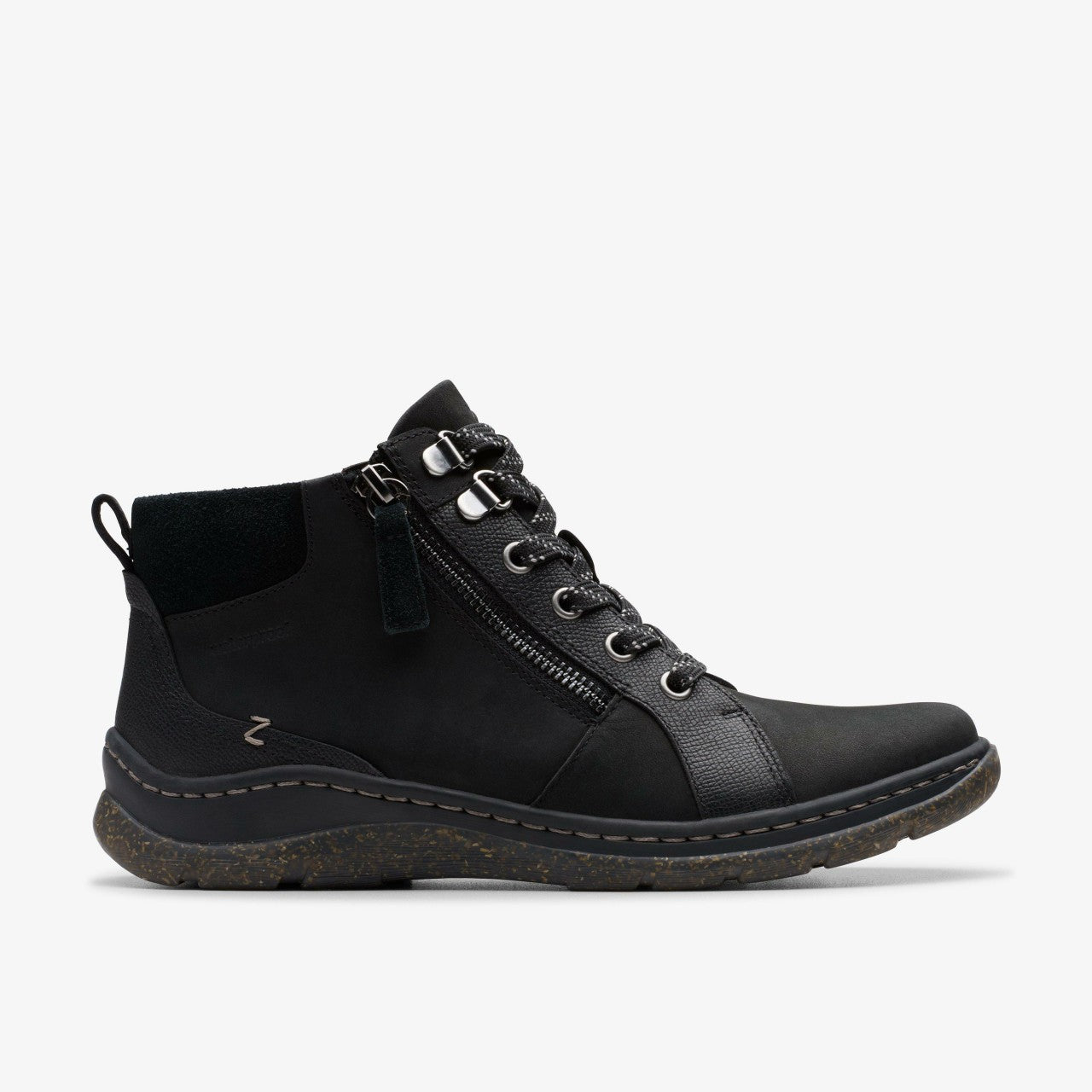 Orlene Top Waterproof Black Nubuck | Clarks outlet