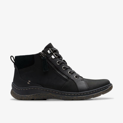 Orlene Top Waterproof Black Nubuck | Clarks outlet