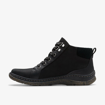 Orlene Top Waterproof Black Nubuck | Clarks outlet