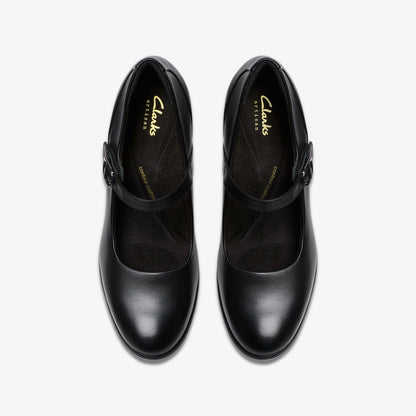 Shaya Jane Black Leather | Clarks Sale