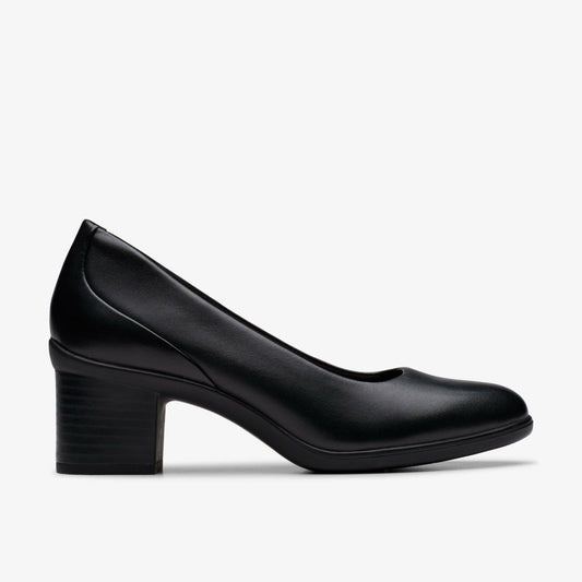 Shaya Poppy Black Leather | Clarks online