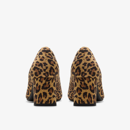 Fernie Court Leopard Suede | Clarks Sale