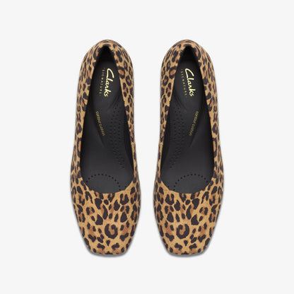 Fernie Court Leopard Suede | Clarks Sale