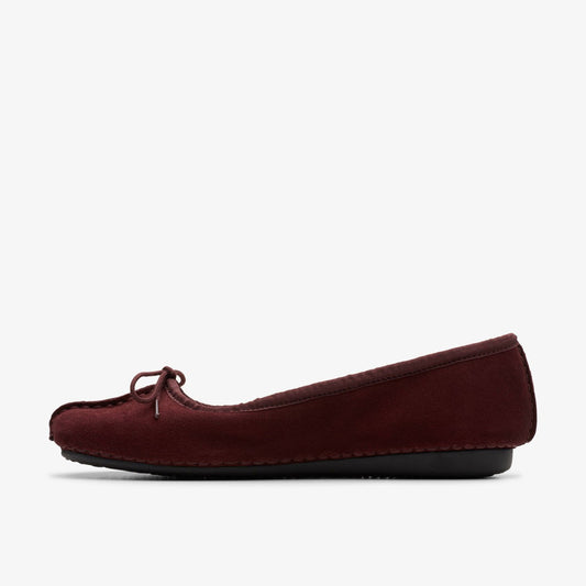Freckle Ice Merlot Suede | Clarks on Sale